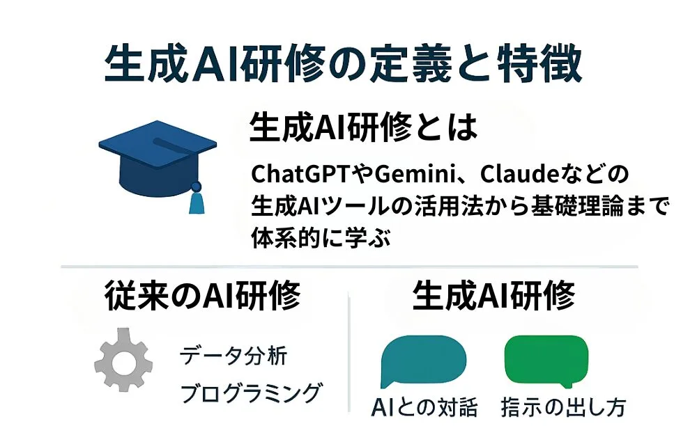 生成AI研修とは？基本概念から学べる内容まで解説